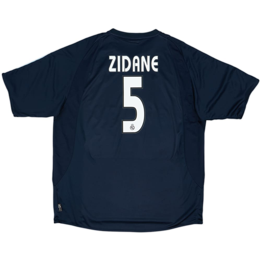 2003-04 Real Madrid Away Shirt Zidane #5 - 6/10 - (XL)