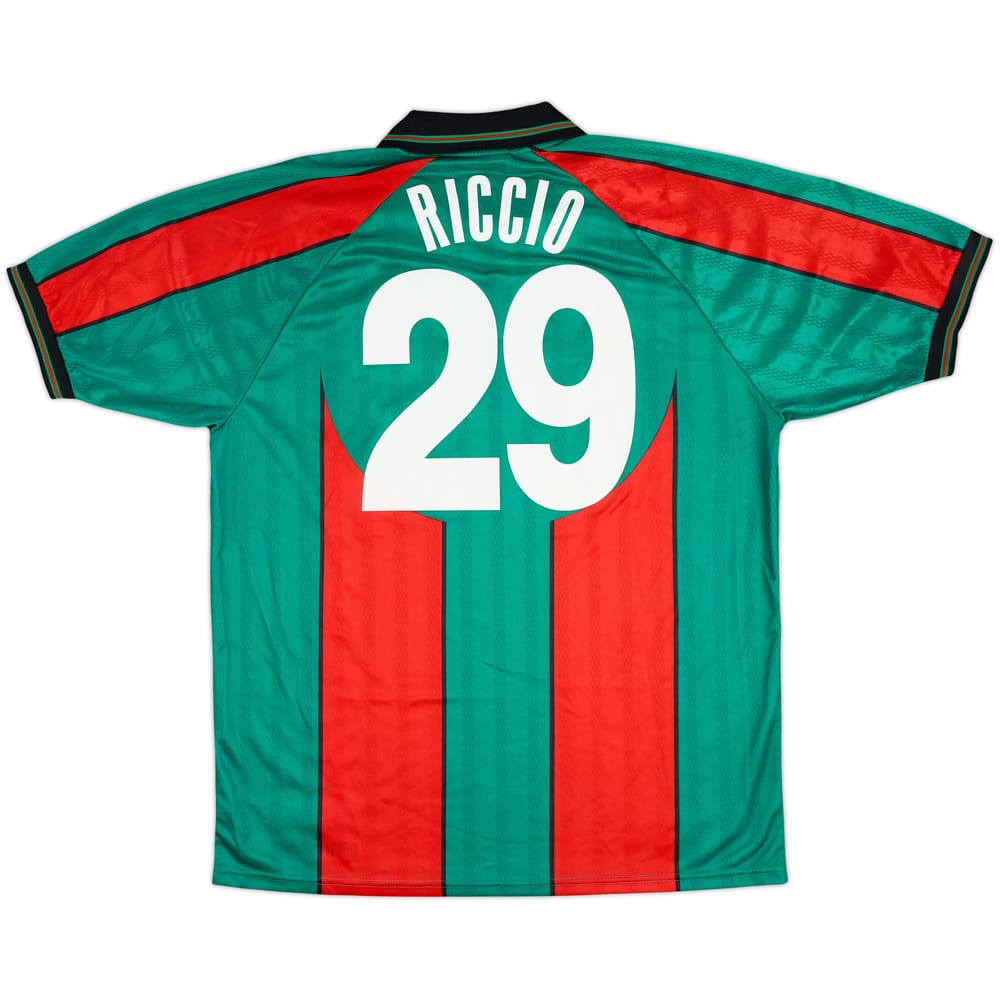 2000-01 Ternana Match Issue Home Shirt Riccio #29