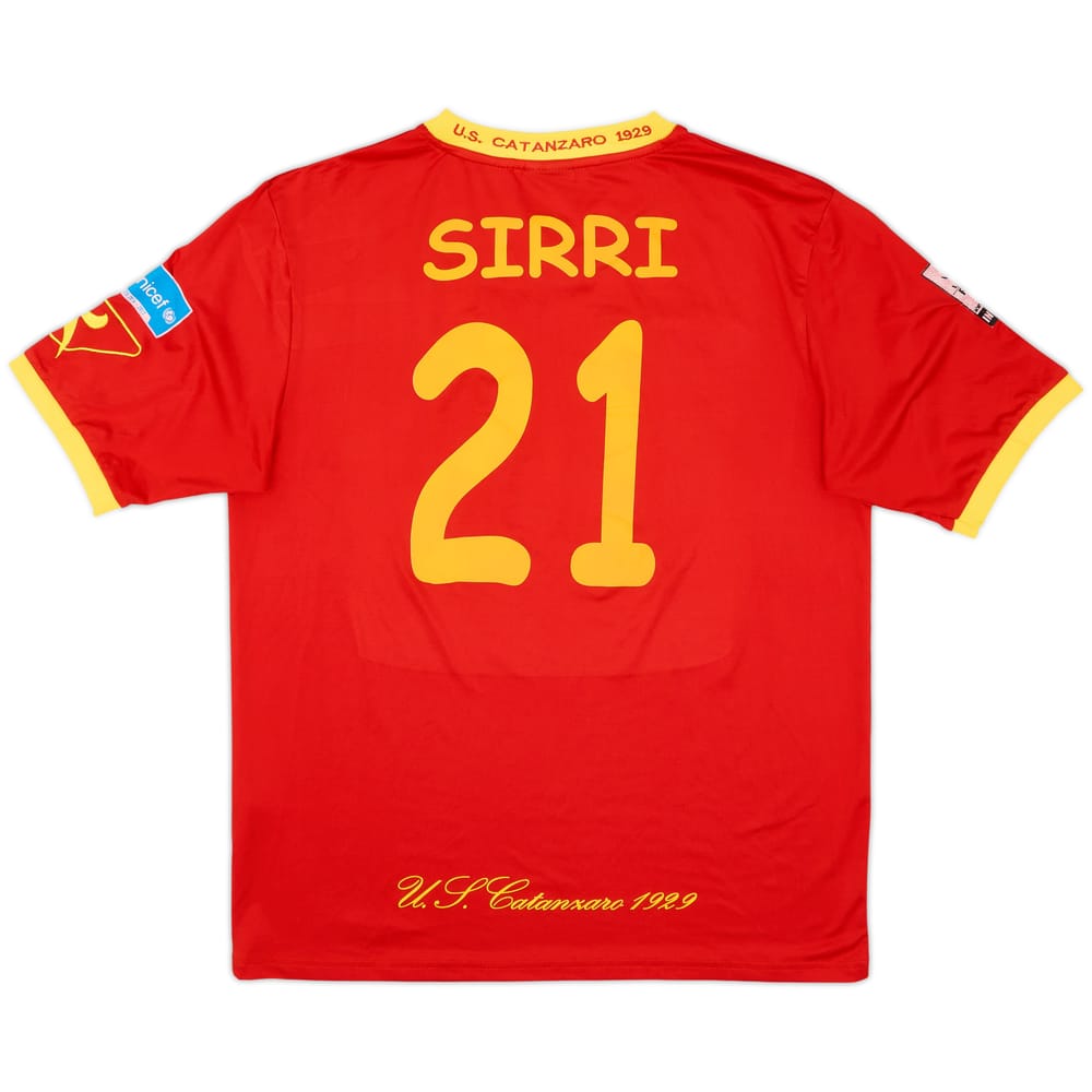 2015-17 Catanzaro Match Issue Home Shirt Sirri #21