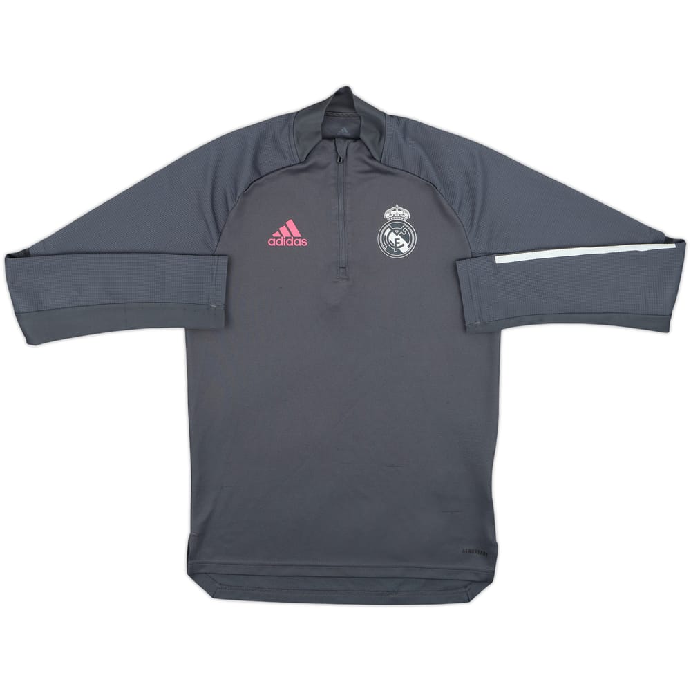 2020-21 Real Madrid adidas 1/4 Zip Drill Top - 7/10 - (XS)