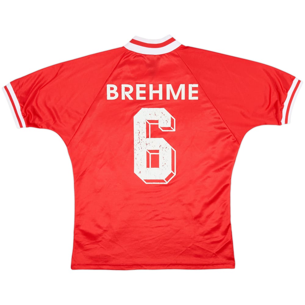 1994-95 Kaiserslautern Home Shirt Brehme #6 - 7/10 - (M)