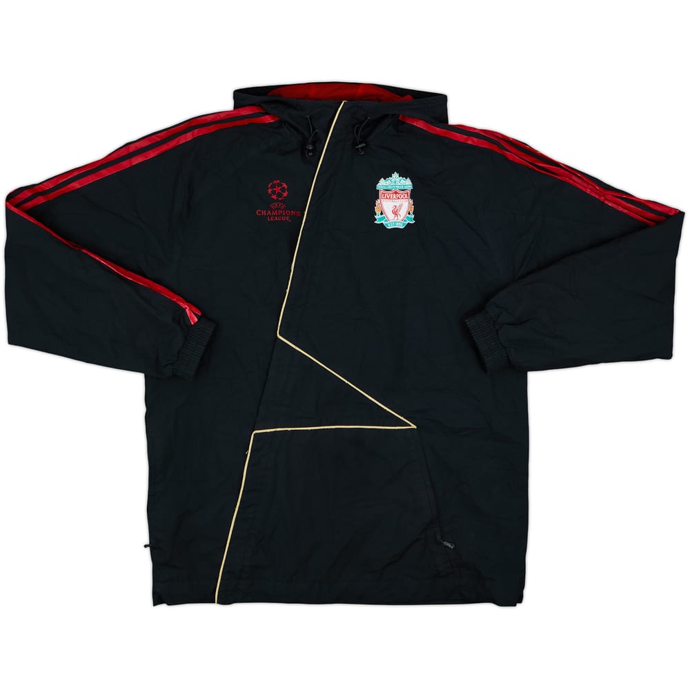 2009-10 Liverpool adidas Hooded Rain Jacket - 6/10 - (M)