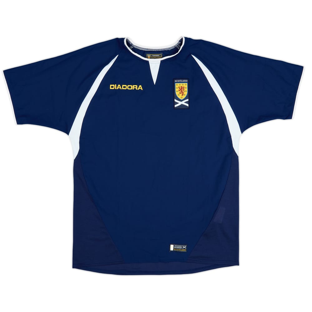 2003-05 Scotland Home Shirt - 9/10 - (XL.Boys)