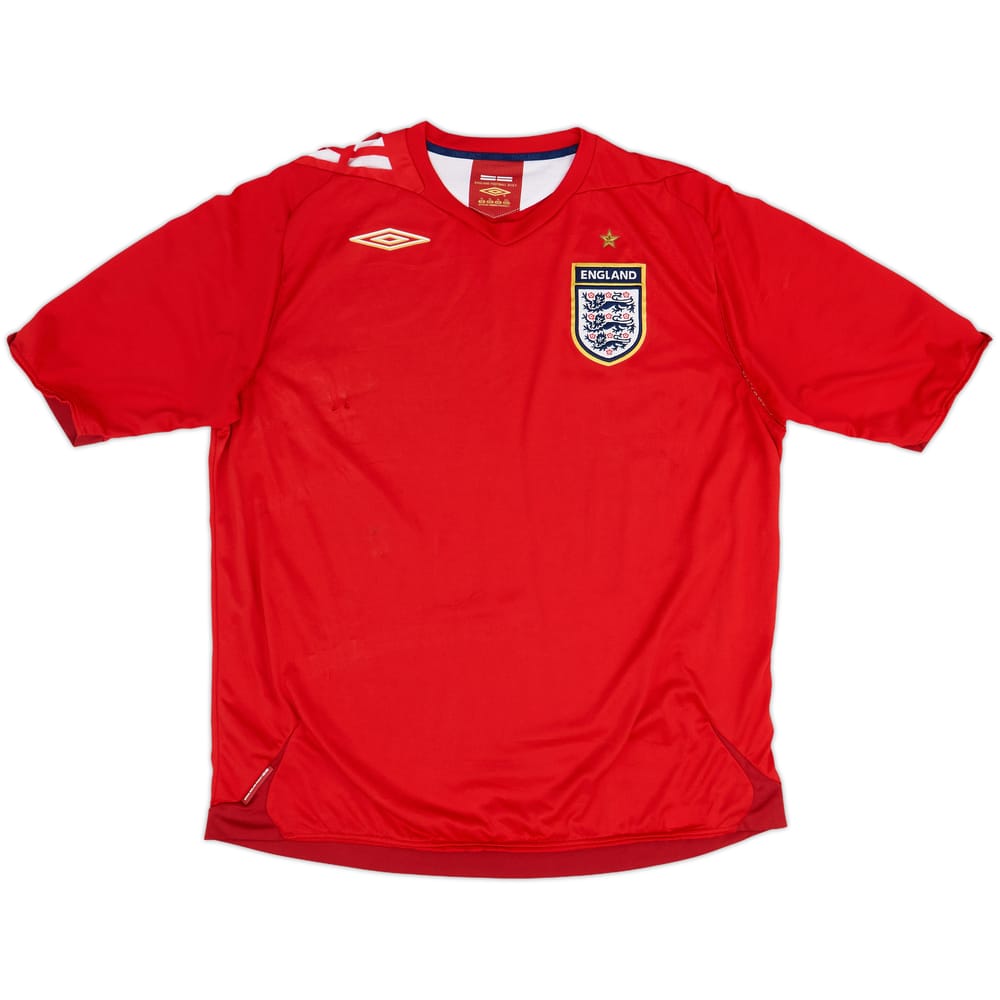 2006-08 England Away Shirt - 3/10 - (XL)