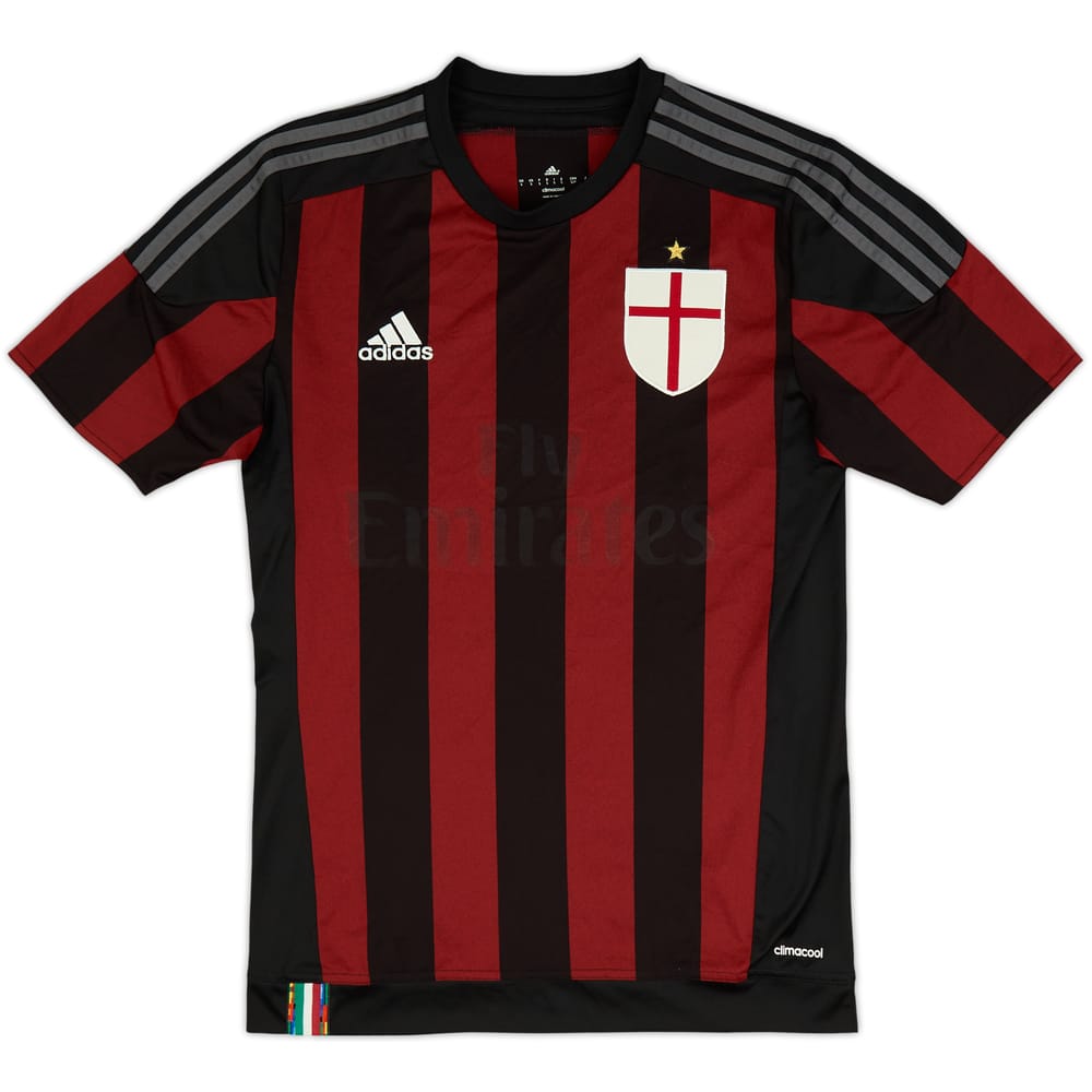 2015-16 AC Milan Home Shirt - 4/10 - (S)