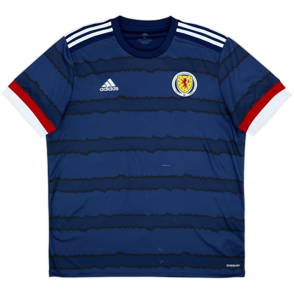 2020-22 Scotland Home Shirt - 5/10 - (XL)