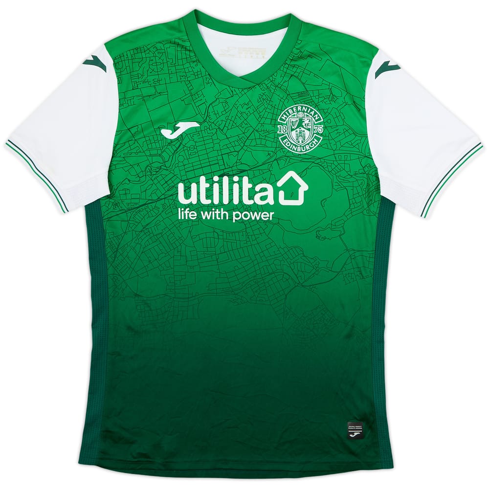 2021-22 Hibernian Home Shirt - 8/10 - (L)