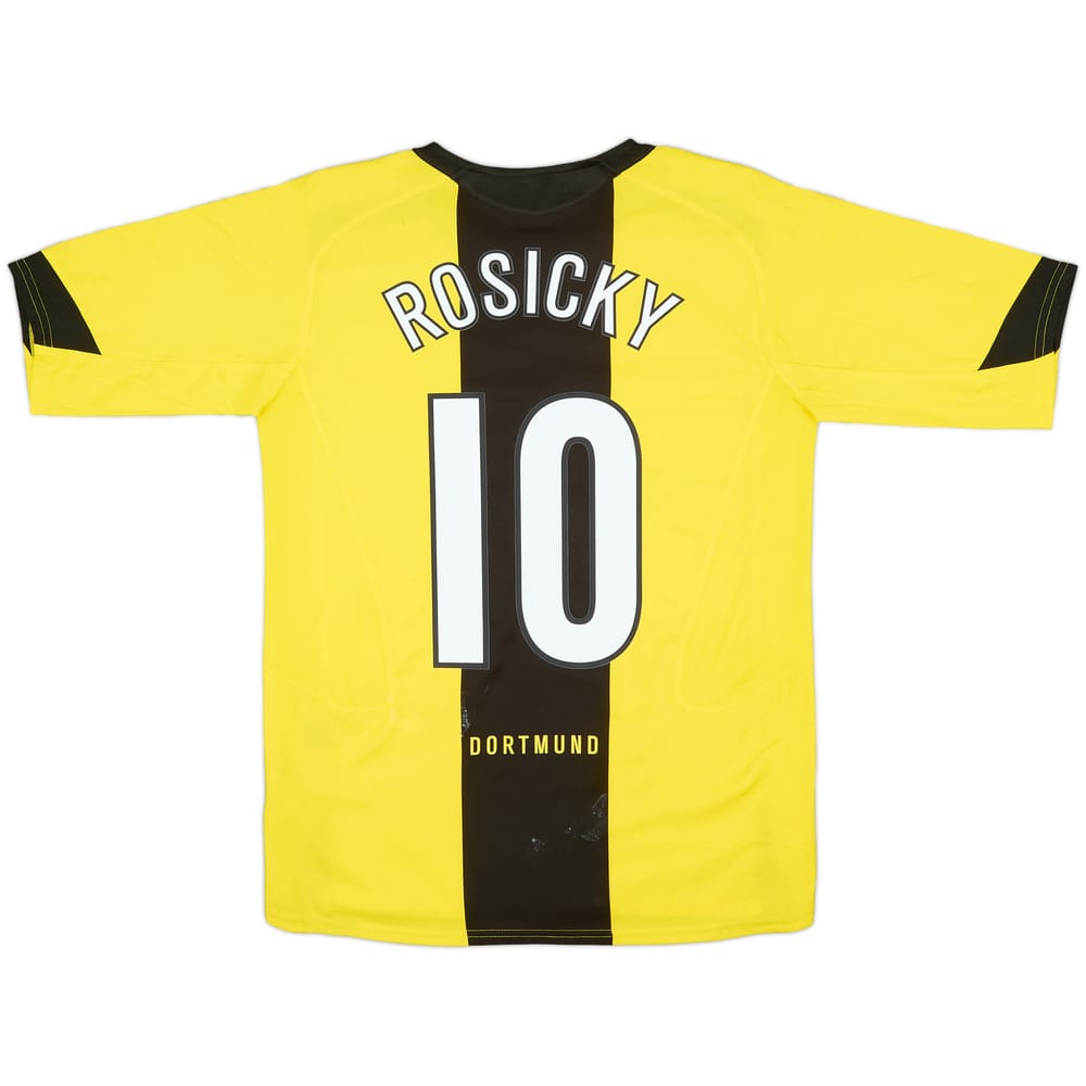 2005-06 Borussia Dortmund Home Shirt Rosicky #10 - 7/10 - (XL.Boys)