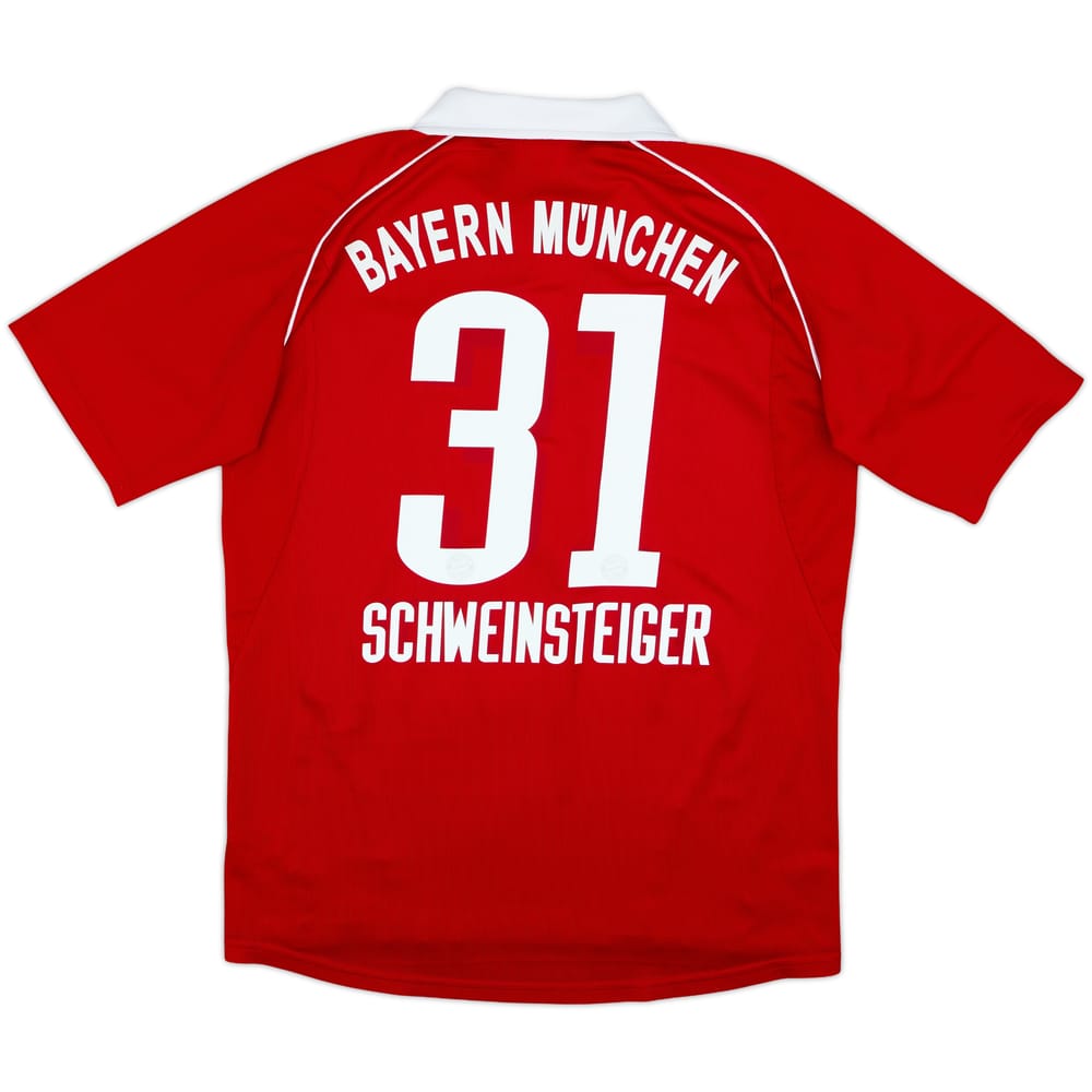 2005-06 Bayern Munich Home Shirt Schweinsteiger #31 - 8/10 - (M)