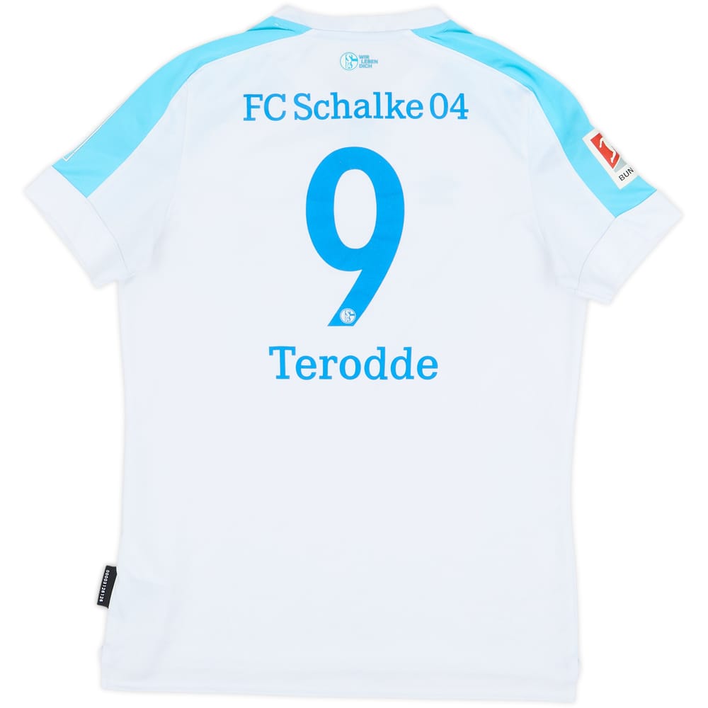 2021-22 Schalke Away Shirt Terodde #9 - 6/10 - (L.Boys)