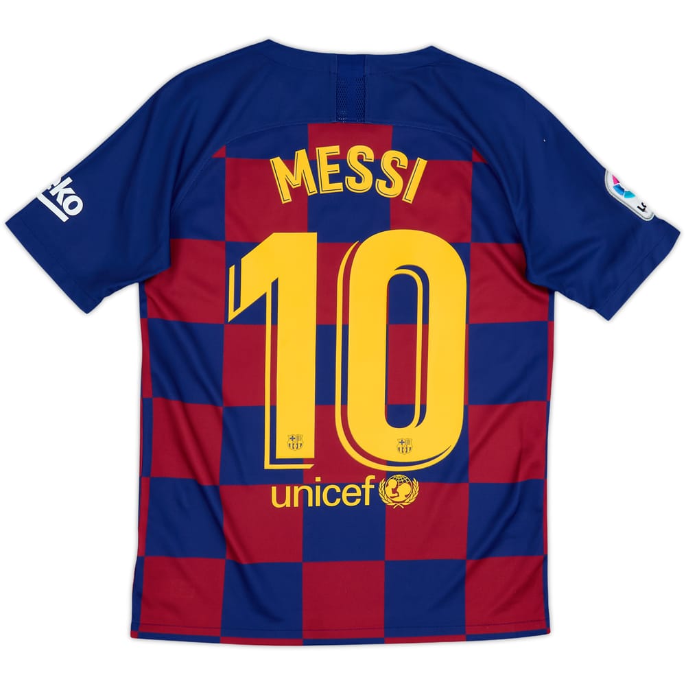 2019-20 Barcelona Home Shirt Messi #10 - 8/10 - (XL.Boys)