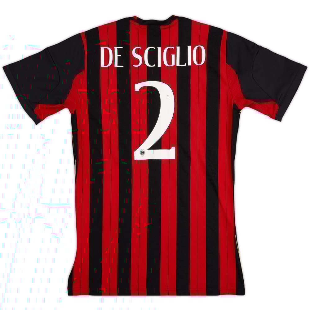 2013-14 AC Milan Home Shirt De Sciglio #2 - 7/10 - (L.Boys)