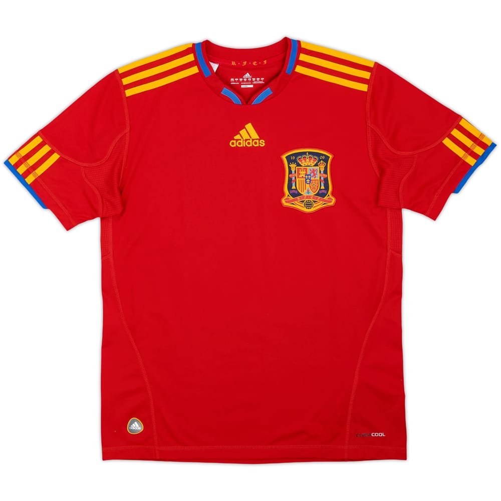 2009-10 Spain Home Shirt - 10/10 - (L.Boys)