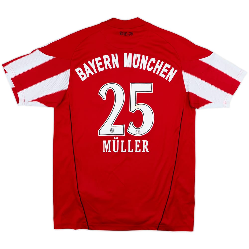 2010-11 Bayern Munich Home Shirt Muller #25 - 5/10 - (L.Boys)