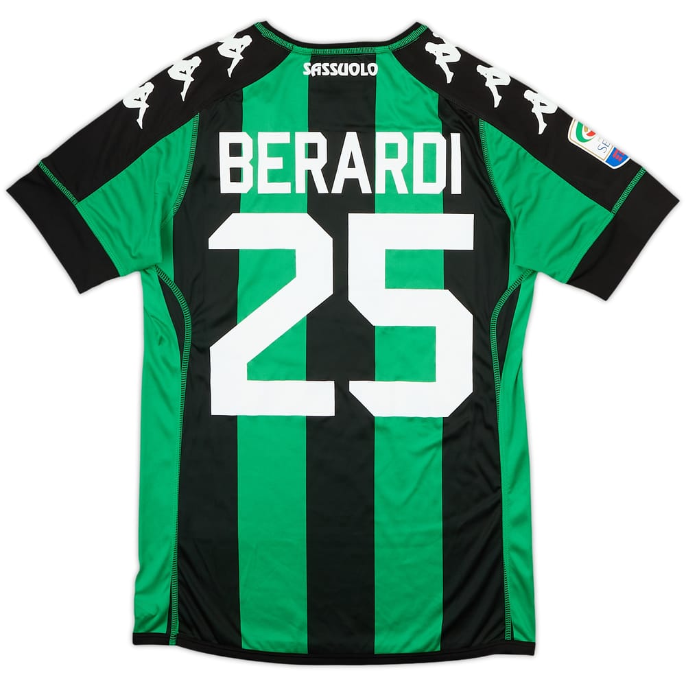 2016-17 Sassuolo Home Shirt Berardi #25 - 6/10 - (XS)