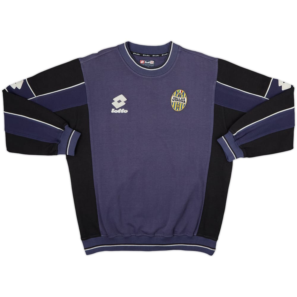 2000-02 Hellas Verona Lotto Sweat Top - 8/10 - (XXL)