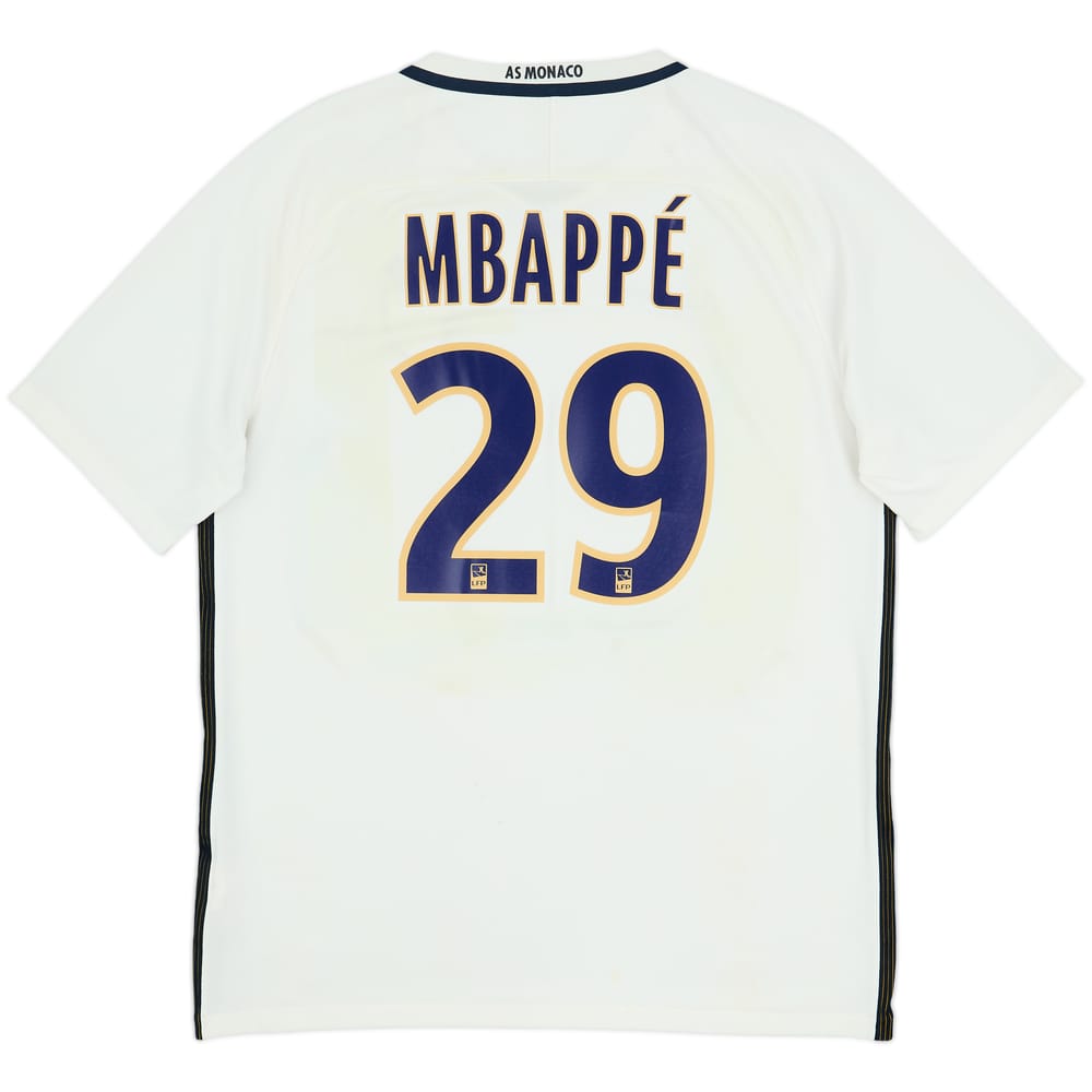2016-17 Monaco Away Shirt Mbappe #29 - 4/10 - (L)
