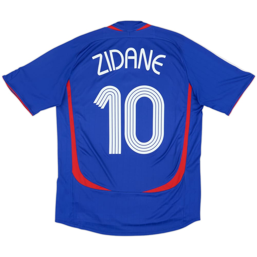 2006-07 France Home Shirt Zidane #10 - 6/10 - (M)