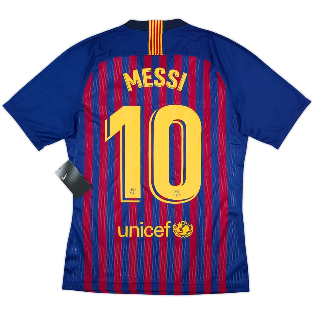 2018-19 Barcelona Authentic Home Shirt Messi #10 (M)