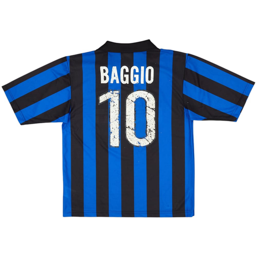1998-99 Inter Milan Basic Home Shirt Baggio #10 - 4/10 - (M)