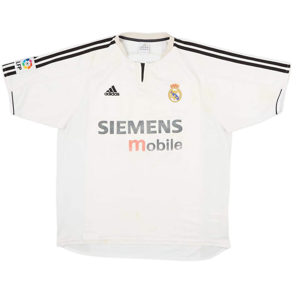 2003-04 Real Madrid Home Shirt - 4/10 - (XL)