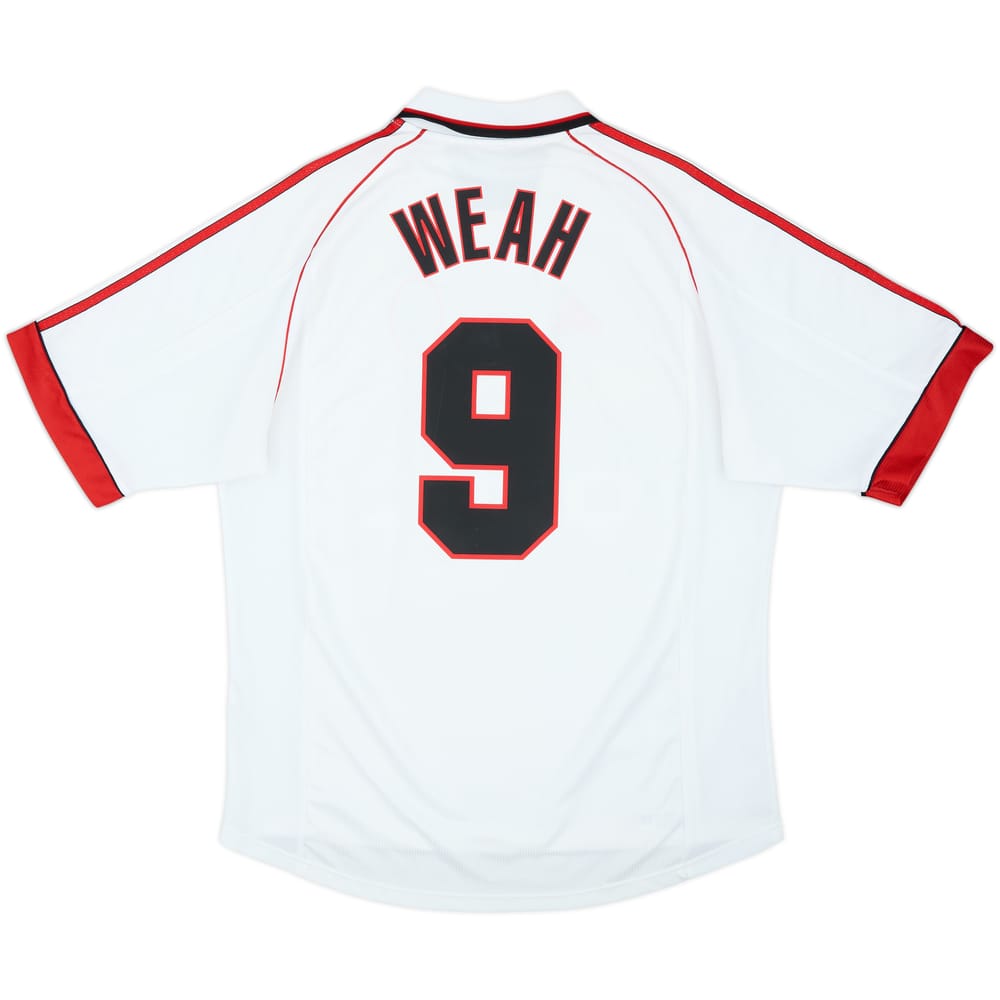 1998-99 AC Milan Away Shirt Weah #9 - 8/10 - (L)