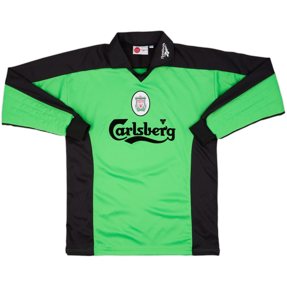 1997-98 Liverpool GK Shirt - 9/10 - (S)