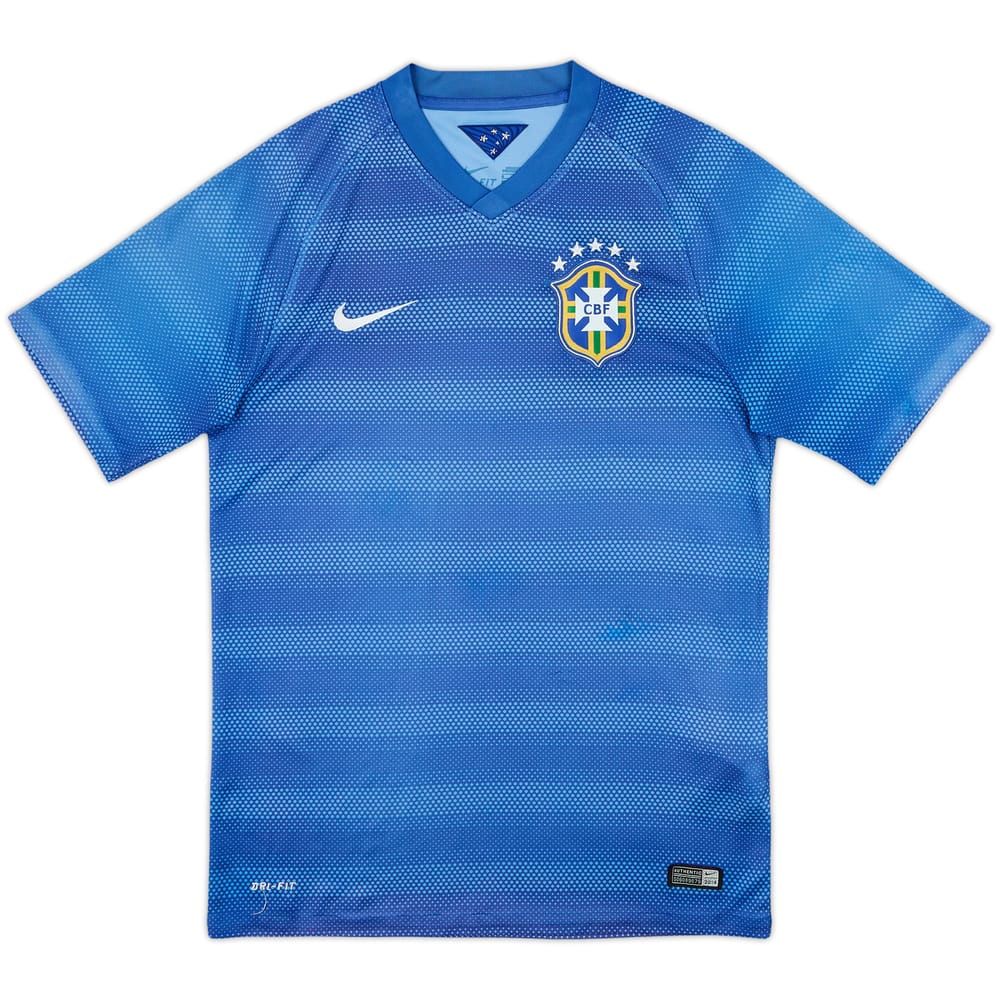 2014-15 Brazil Away Shirt - 4/10 - (S)