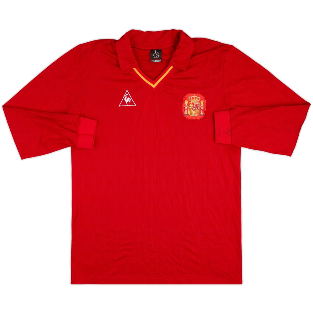 1991 Spain Match Worn Home L/S Shirt #4
