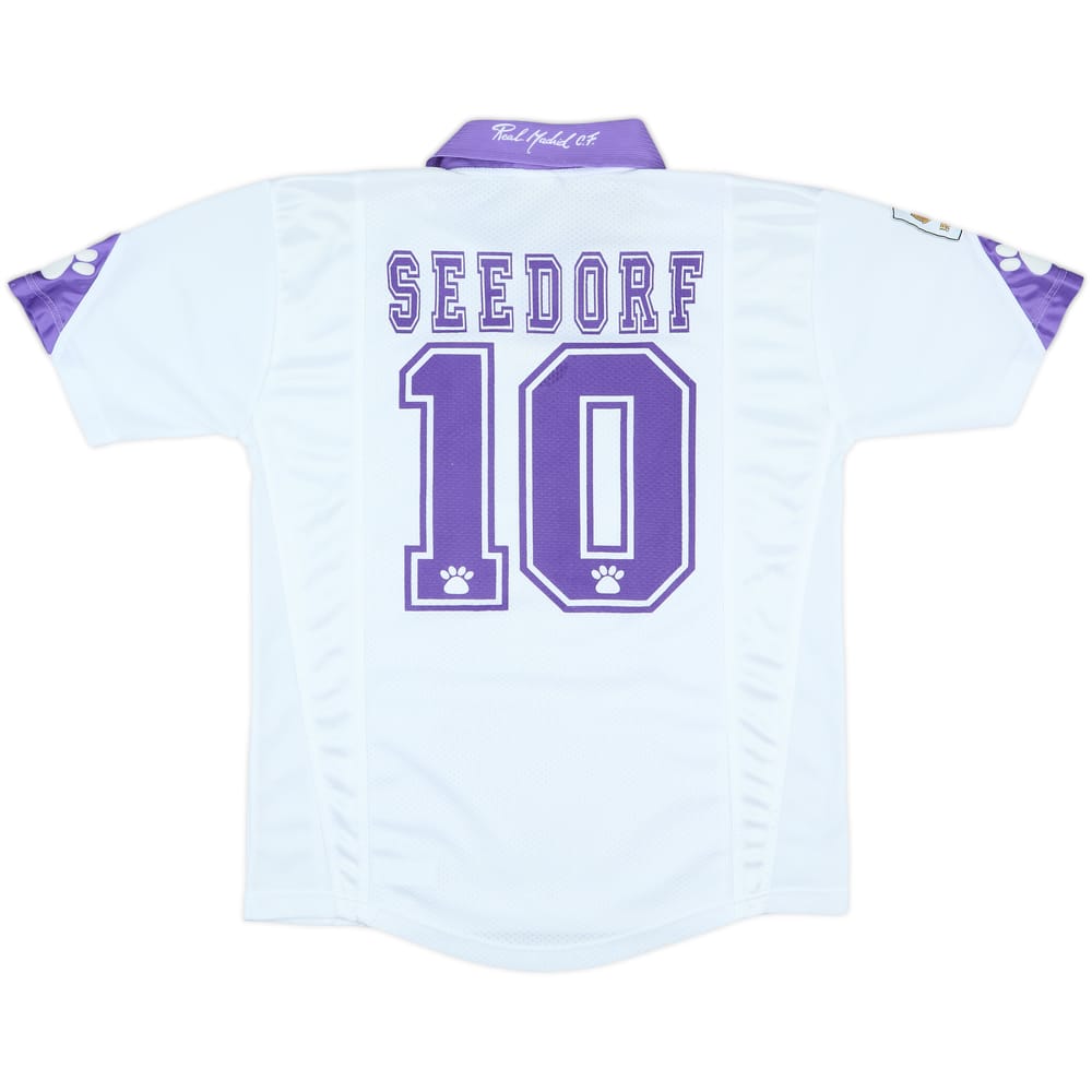 1997-98 Real Madrid Home Shirt Seedorf #10 - 4/10 - (S)