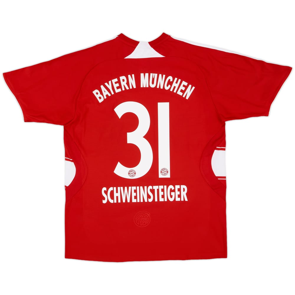 2007-08 Bayern Munich Home Shirt Schweinsteiger #31 - 7/10 - (XL.Boys)