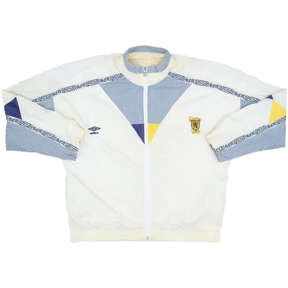 1990-92 Scotland Umbro Track Jacket - 8/10 - (M)