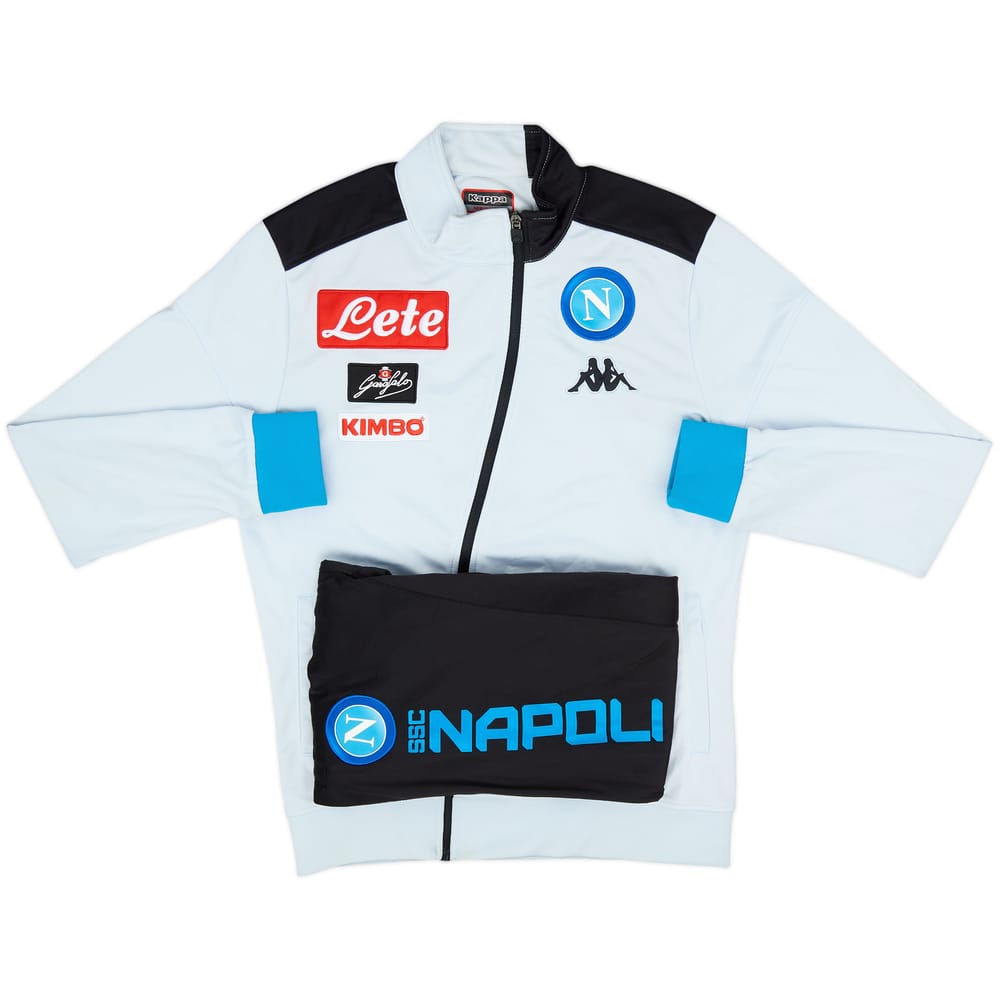 2018-19 Napoli Kappa Tracksuit - 8/10 - (M)