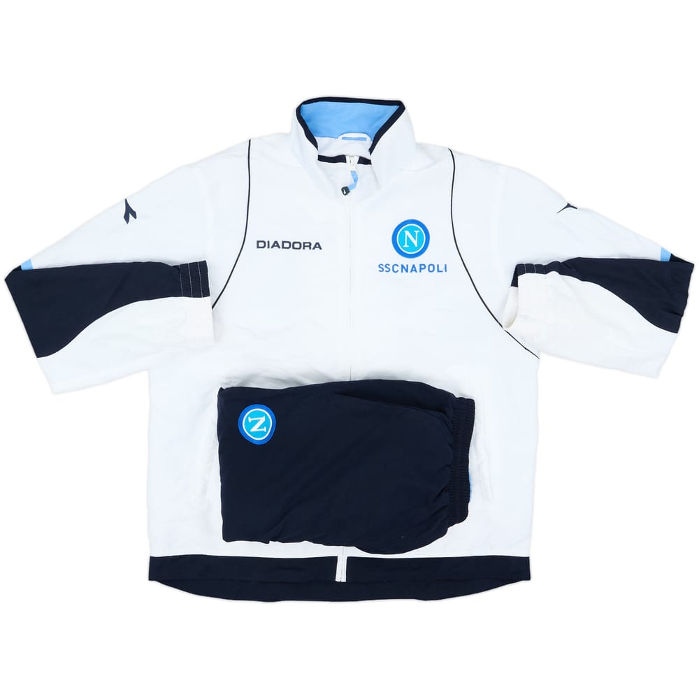 2006-07 Napoli Diadora Tracksuit - 8/10 - (L)