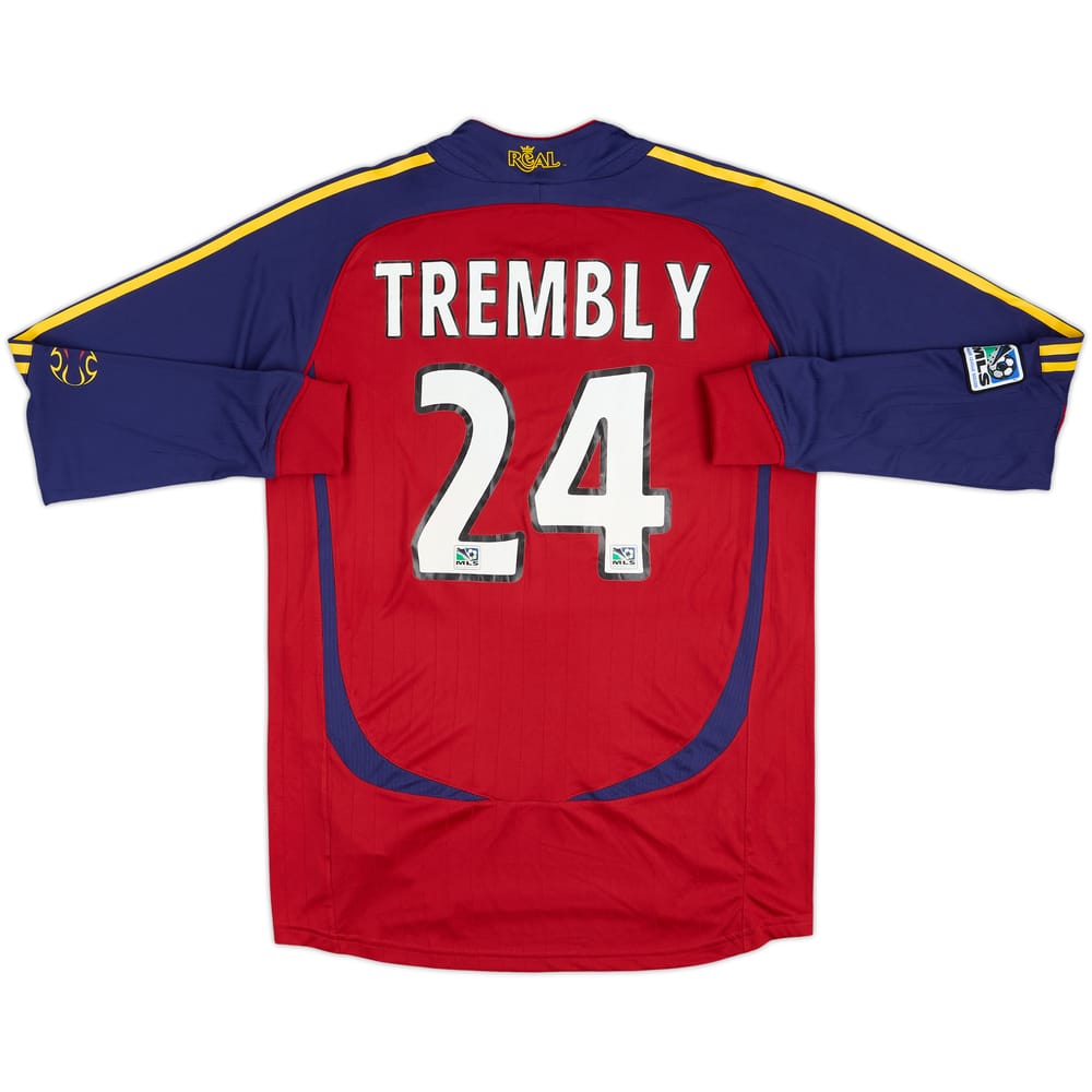 2006 Real Salt Lake Match Issue Home L/S Shirt Trembly #24