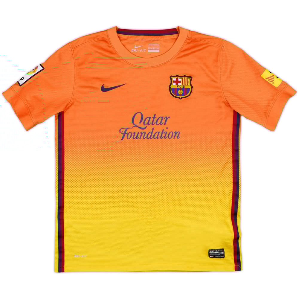 2012-13 Barcelona Away Shirt - 4/10 - (L.Boys)