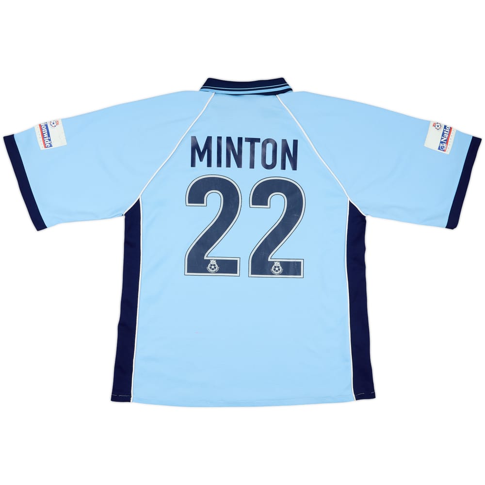 2001–02 Rotherham United Match Issue Away Shirt Minton #22