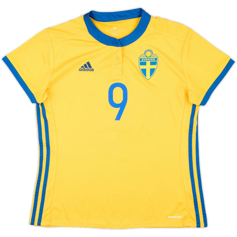 2017 Sweden Women's Match Issue Home Shirt #9
