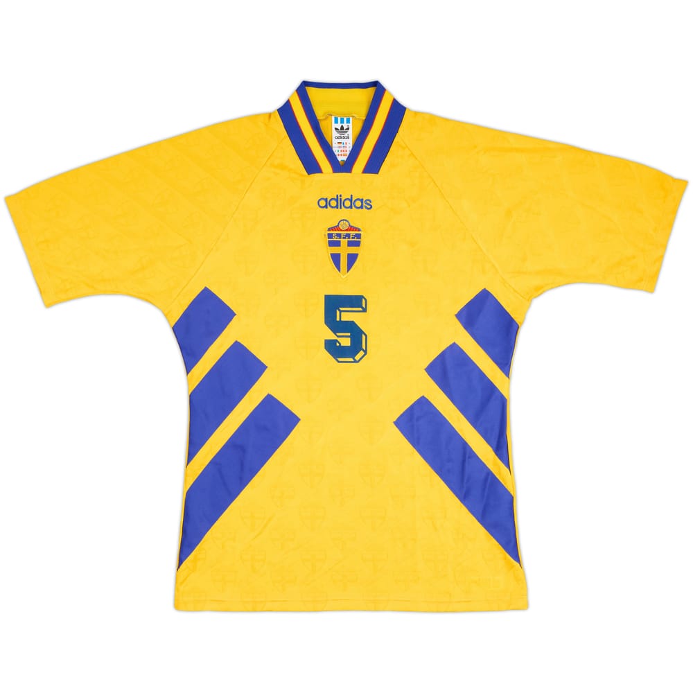 1994-96 Sweden Match Issue Home Shirt #5 (Lucic)