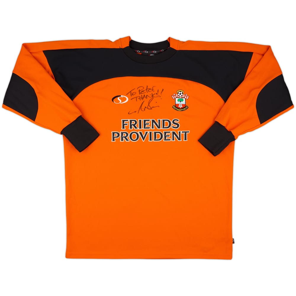 2002-03 Southampton Signed GK Shirt (Niemi)