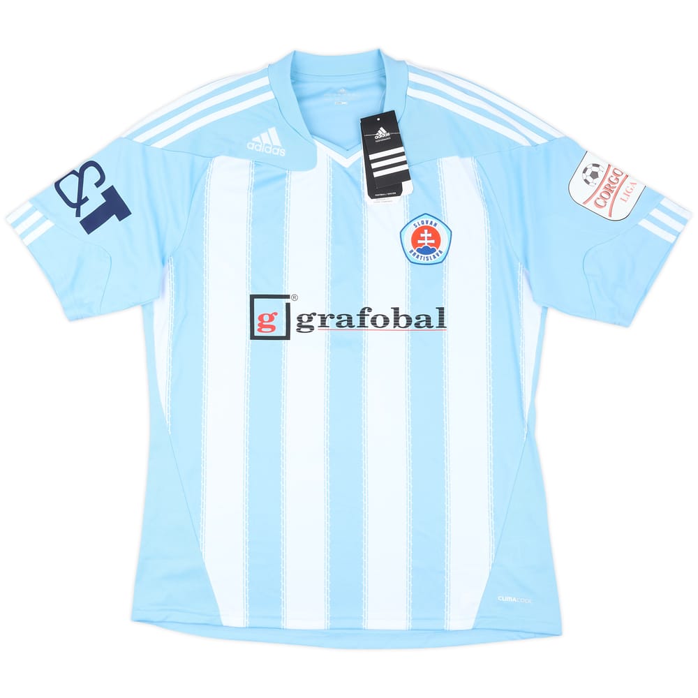 2011-12 Slovan Bratislava Player Issue Home Shirt #17 (L)
