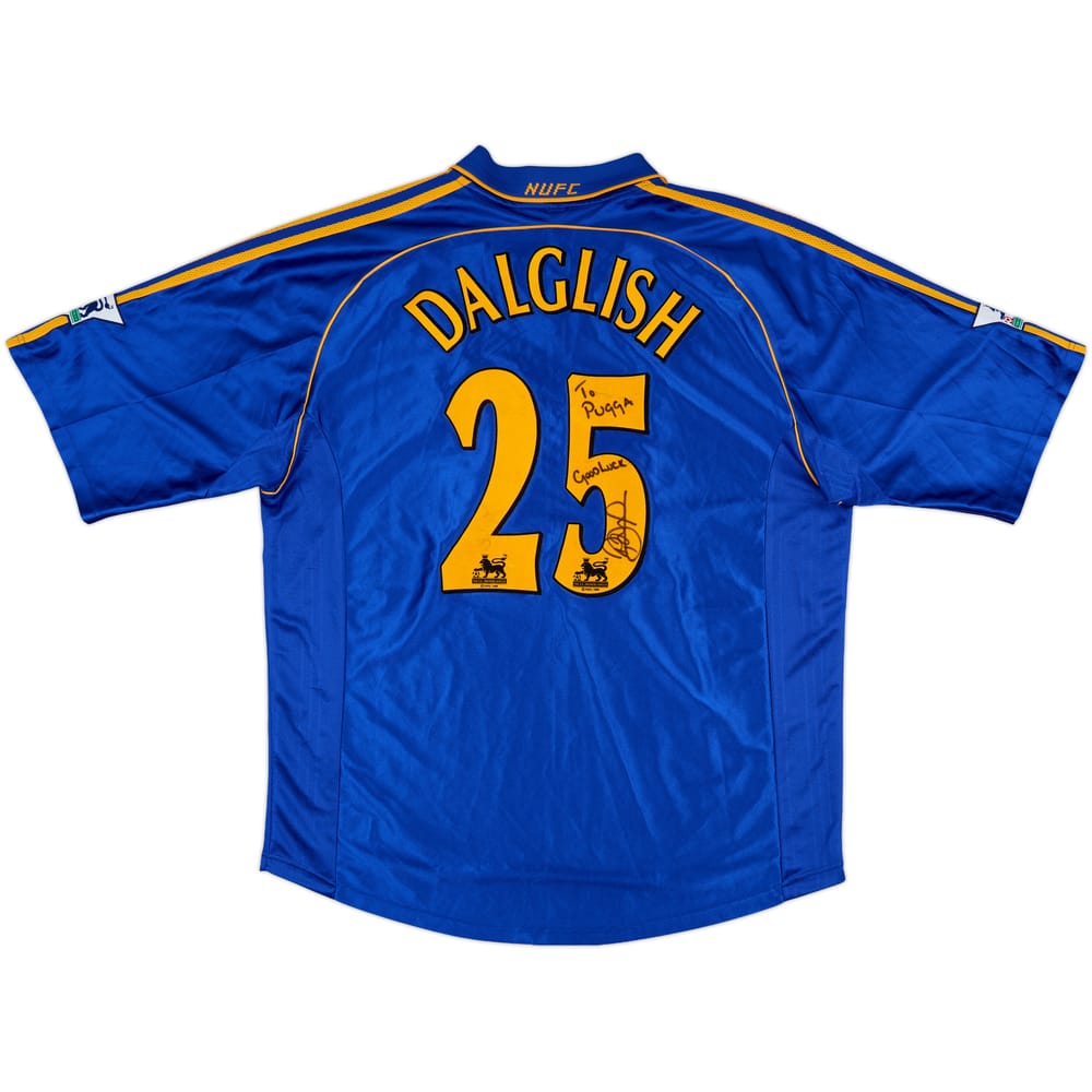 1998-99 Newcastle Match Issue Signed Away Shirt Dalglish #25
