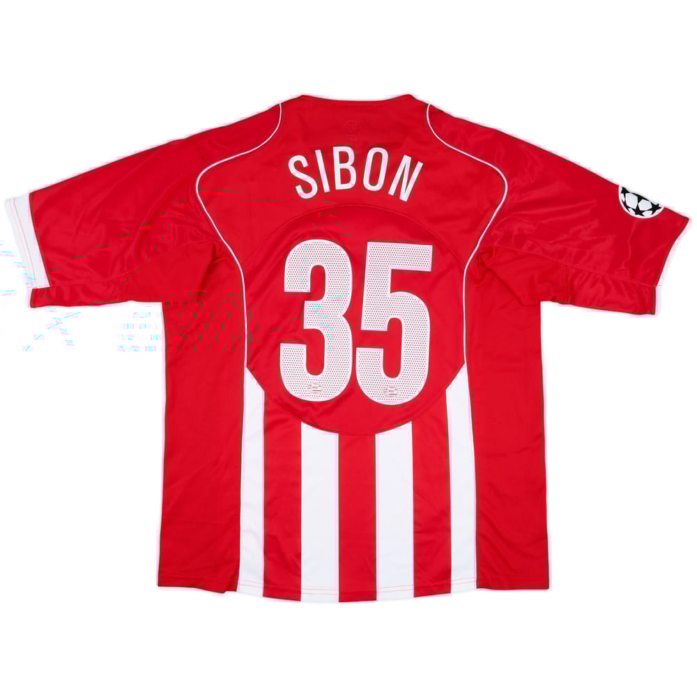 2004-06 PSV Match Issue Champions League Home Shirt Sibon #35