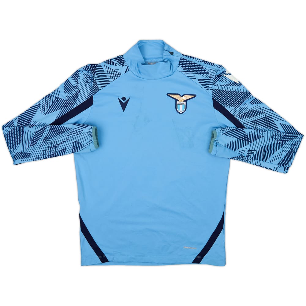 2021-22 Lazio Macron 1/4 Zip Drill Top - 6/10 - (S)