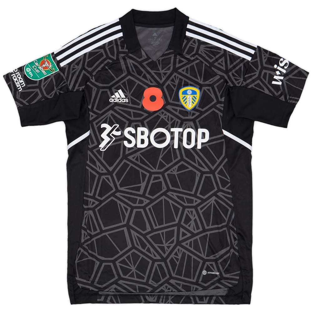 2022-23 Leeds Carabao Cup Match Issue GK Shirt van den Heuvel #40