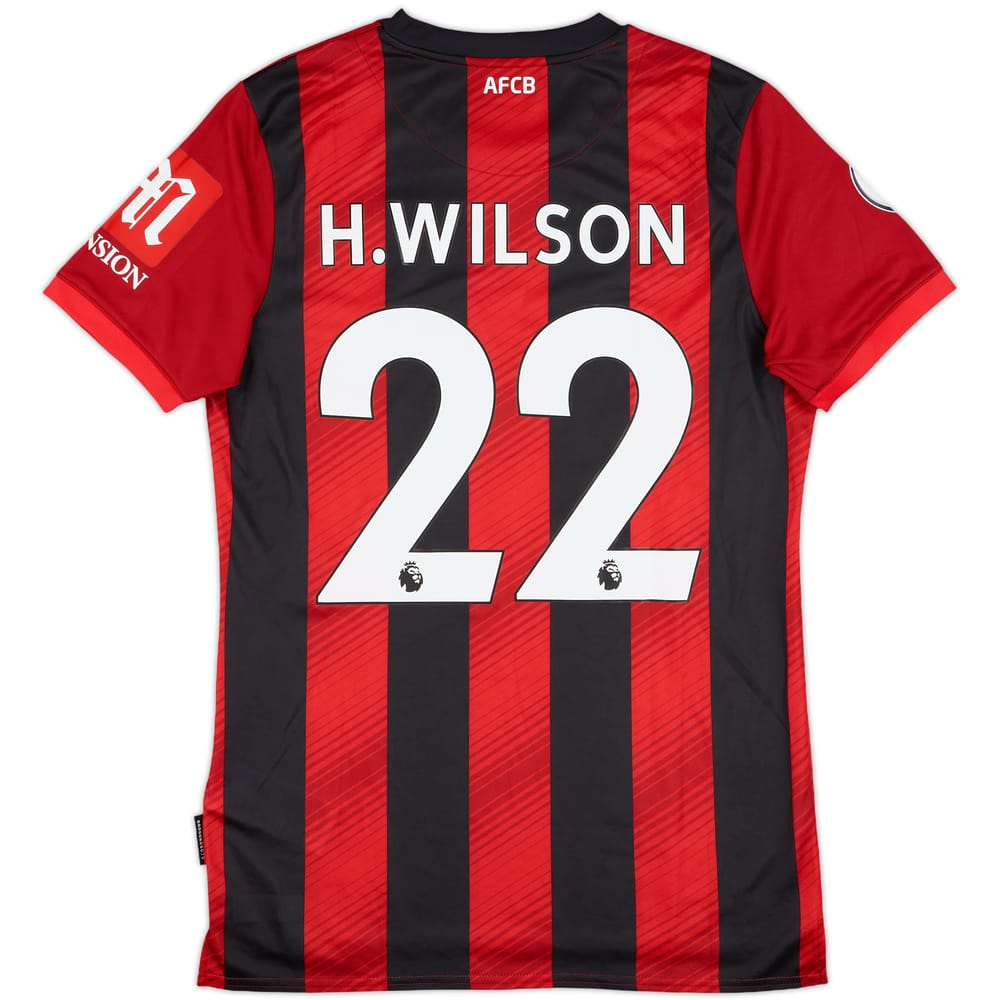 2019-20 Bournemouth Match Issue Home Shirt H.Wilson #22