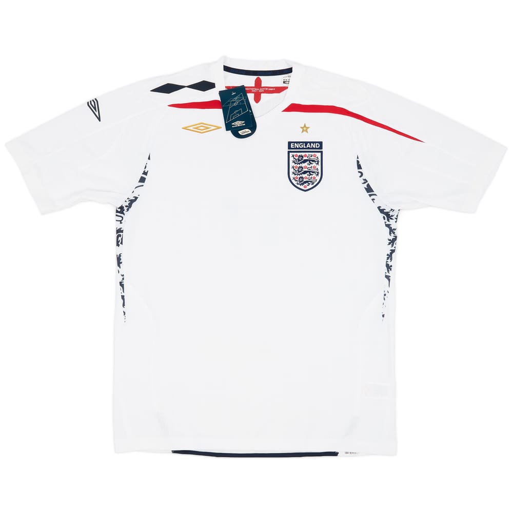 2007-09 England Home Shirt (L)