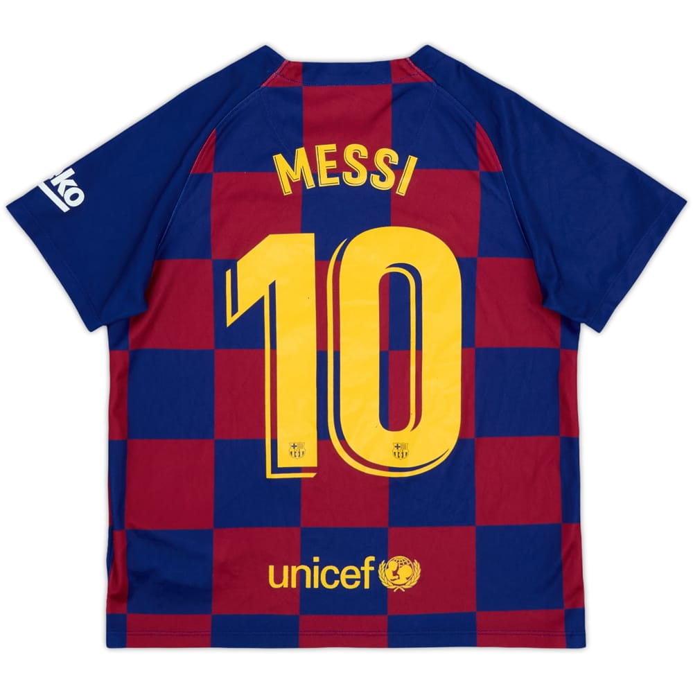 2019-20 Barcelona Home Shirt Messi #10 - 8/10 - (6-7 Years)
