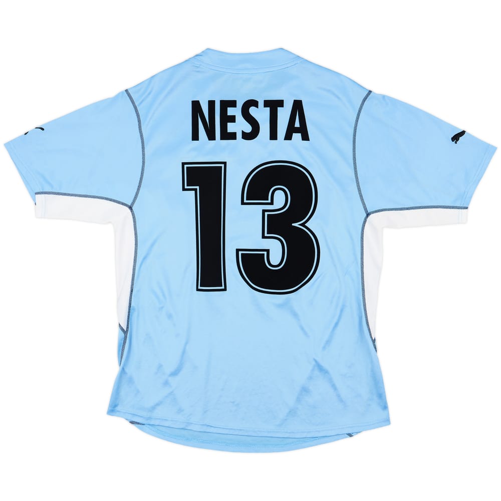 2001-02 Lazio Home Shirt Nesta #13 - 7/10 - (XL)
