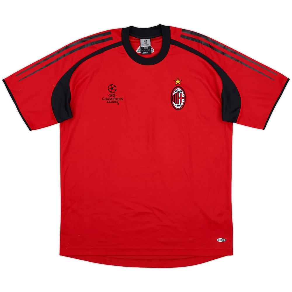 2004-05 AC Milan adidas Champions League Training Shirt - 8/10 - (M/L)